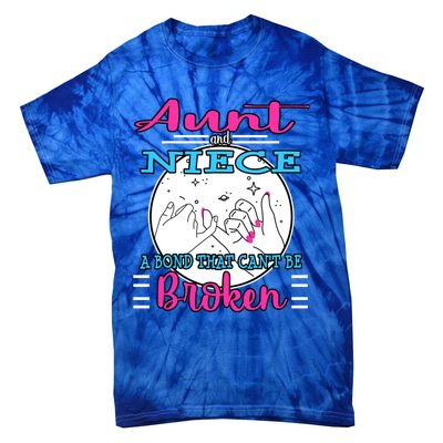 Aunt Niece Sentital Gift Bond Baptism Christmas Present Cool Gift Tie-Dye T-Shirt