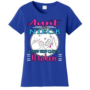 Aunt Niece Sentital Gift Bond Baptism Christmas Present Cool Gift Women's T-Shirt