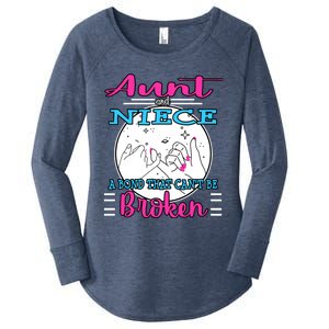 Aunt Niece Sentital Gift Bond Baptism Christmas Present Cool Gift Women's Perfect Tri Tunic Long Sleeve Shirt