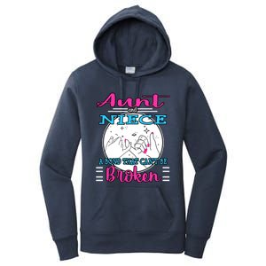 Aunt Niece Sentital Gift Bond Baptism Christmas Present Cool Gift Women's Pullover Hoodie