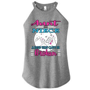 Aunt Niece Sentital Gift Bond Baptism Christmas Present Cool Gift Women's Perfect Tri Rocker Tank