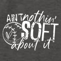 Aint Nothin Soft About It Softball Vector Backpack