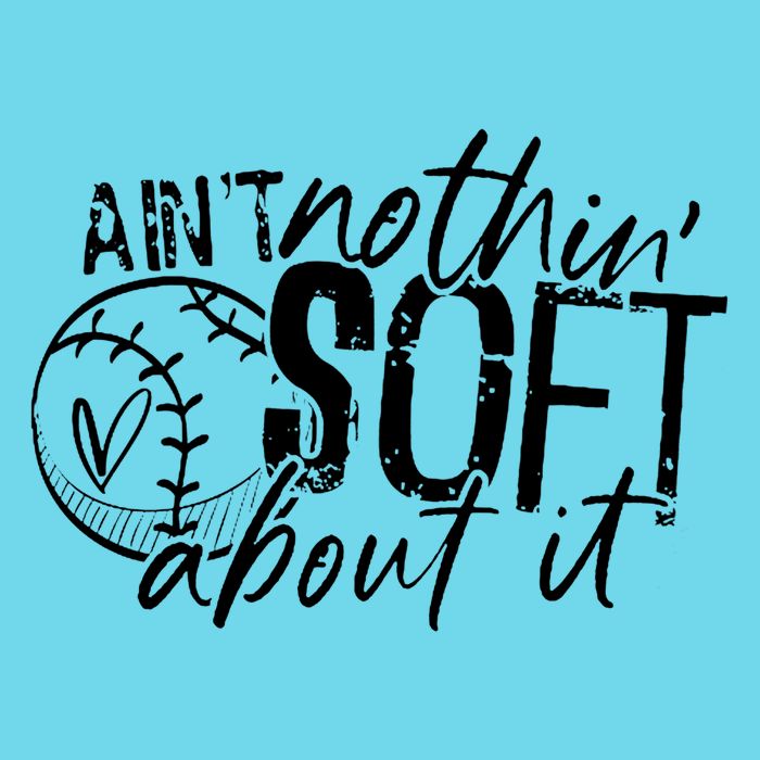 Aint Nothin Soft About It Softball Premium T-Shirt
