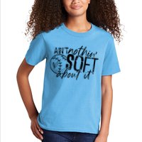Aint Nothin Soft About It Softball Kids T-Shirt