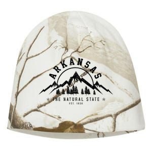 Arkansas Natural State America Usa Souvenir Kati - Camo Knit Beanie