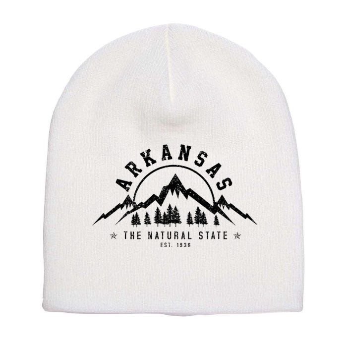 Arkansas Natural State America Usa Souvenir Short Acrylic Beanie