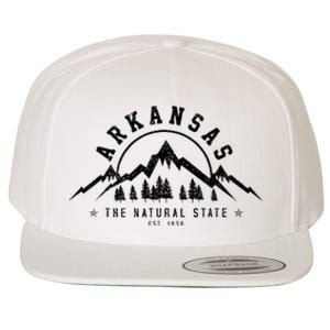 Arkansas Natural State America Usa Souvenir Wool Snapback Cap