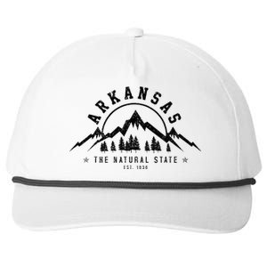 Arkansas Natural State America Usa Souvenir Snapback Five-Panel Rope Hat