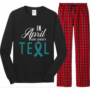 April National Sexual Assault Awareness Funny Gift Long Sleeve Pajama Set