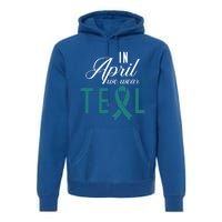 April National Sexual Assault Awareness Funny Gift Premium Hoodie