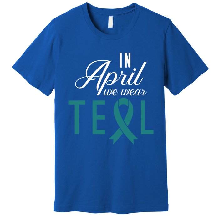 April National Sexual Assault Awareness Funny Gift Premium T-Shirt