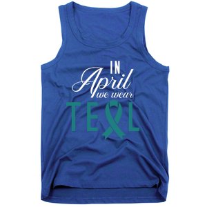 April National Sexual Assault Awareness Funny Gift Tank Top