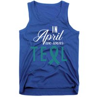 April National Sexual Assault Awareness Funny Gift Tank Top