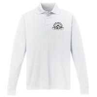 Arkansas Natural State Est 1836 Mountains Nature Gift Performance Long Sleeve Polo