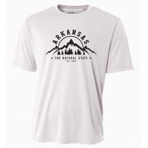 Arkansas Natural State Est 1836 Mountains Nature Gift Cooling Performance Crew T-Shirt