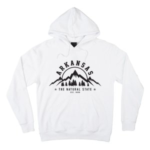 Arkansas Natural State Est 1836 Mountains Nature Gift Hoodie