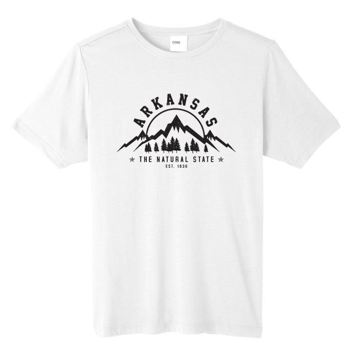 Arkansas Natural State Est 1836 Mountains Nature Gift Tall Fusion ChromaSoft Performance T-Shirt