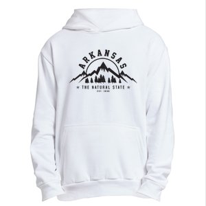 Arkansas Natural State Est 1836 Mountains Nature Gift Urban Pullover Hoodie