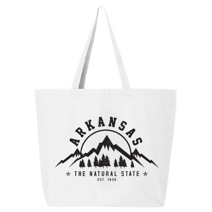 Arkansas Natural State Est 1836 Mountains Nature Gift 25L Jumbo Tote