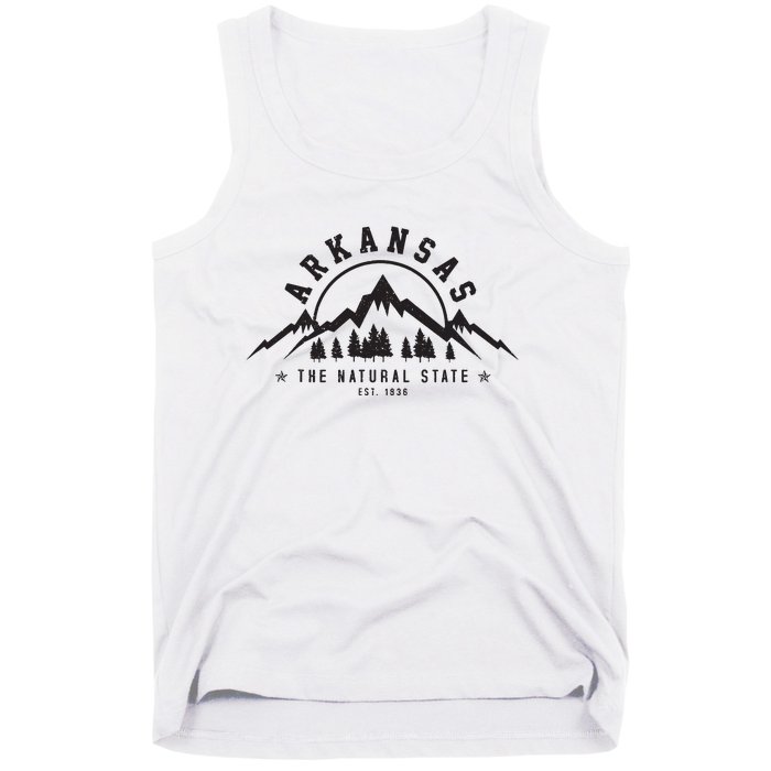 Arkansas Natural State Est 1836 Mountains Nature Gift Tank Top