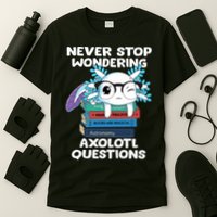 Axolotl- Never Stop Wondering Axolotl Questions T-Shirt