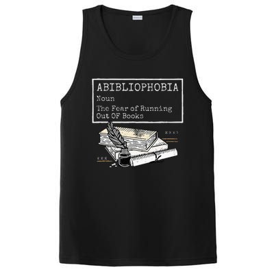 Abibliophobia Noun The Fear Of Running Out Of Books PosiCharge Competitor Tank