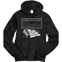 Abibliophobia Noun The Fear Of Running Out Of Books Tie Dye Hoodie