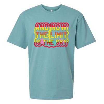 And Now The Limit Is The Sky Sueded Cloud Jersey T-Shirt