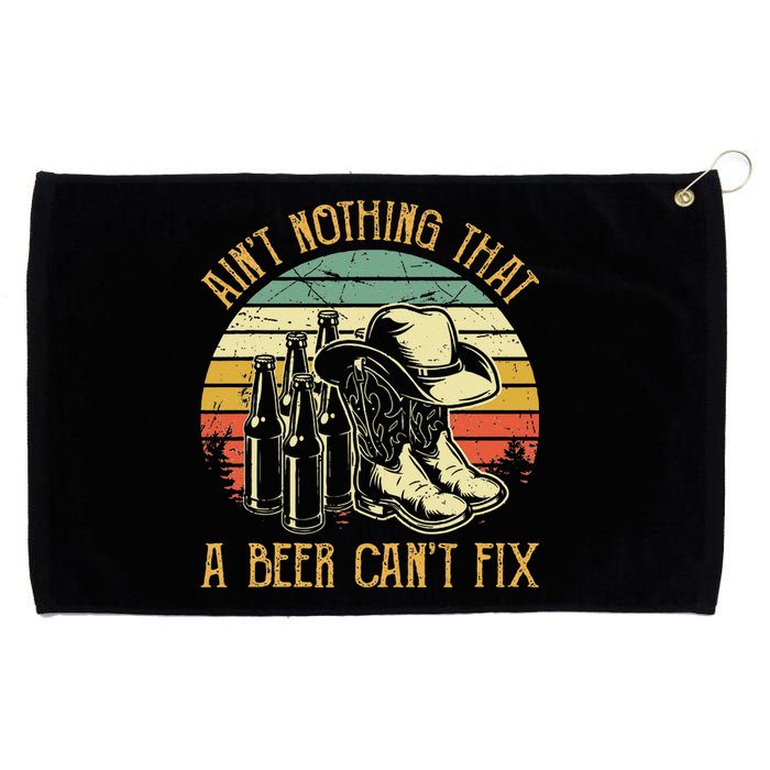 Aint Nothing That A Beer Cant Fix Country Music Grommeted Golf Towel