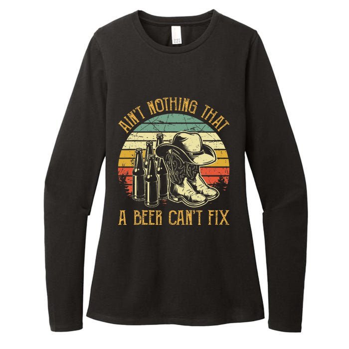 Aint Nothing That A Beer Cant Fix Country Music Womens CVC Long Sleeve Shirt