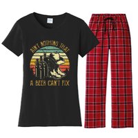 Aint Nothing That A Beer Cant Fix Country Music Women's Flannel Pajama Set