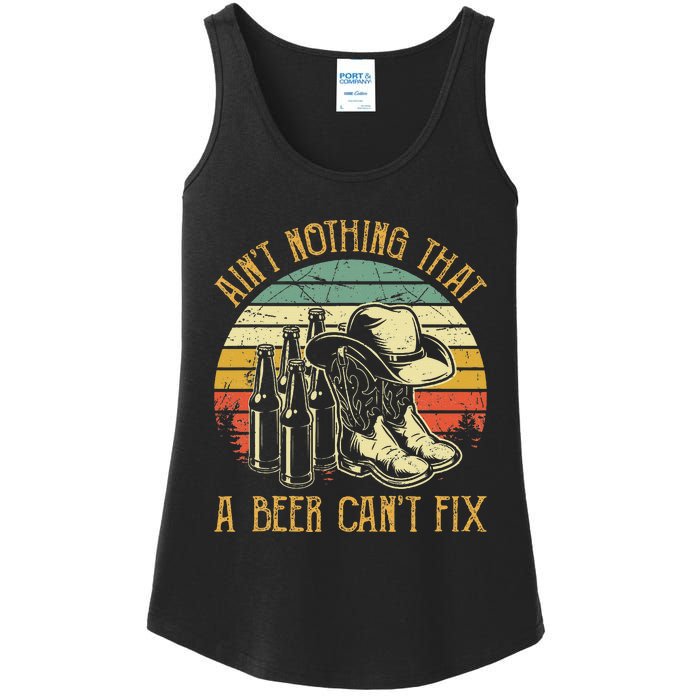 Aint Nothing That A Beer Cant Fix Country Music Ladies Essential Tank