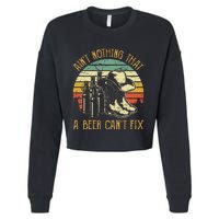 Aint Nothing That A Beer Cant Fix Country Music Cropped Pullover Crew