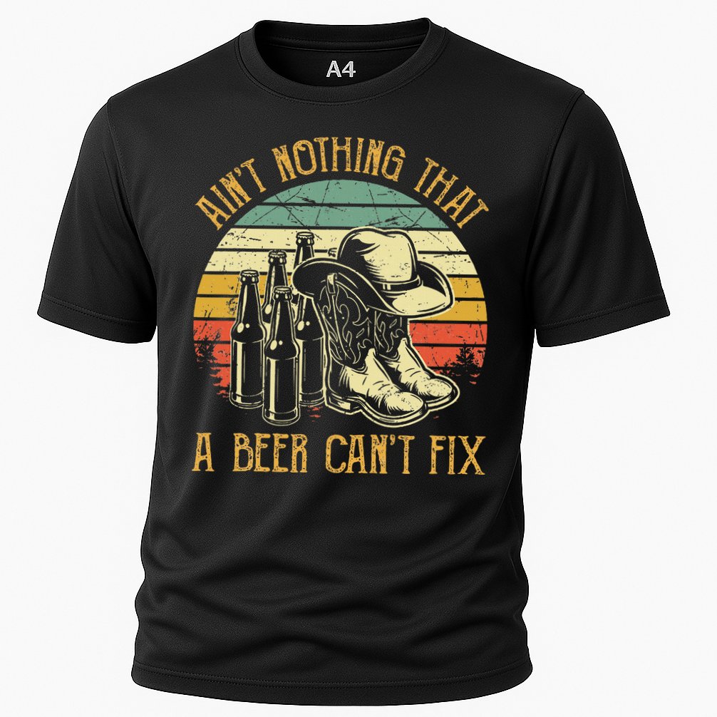 Aint Nothing That A Beer Cant Fix Country Music Cooling Performance Crew T-Shirt
