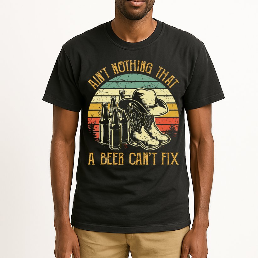 Aint Nothing That A Beer Cant Fix Country Music Tall T-Shirt