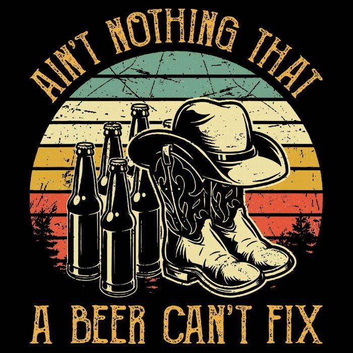 Aint Nothing That A Beer Cant Fix Country Music Tall T-Shirt