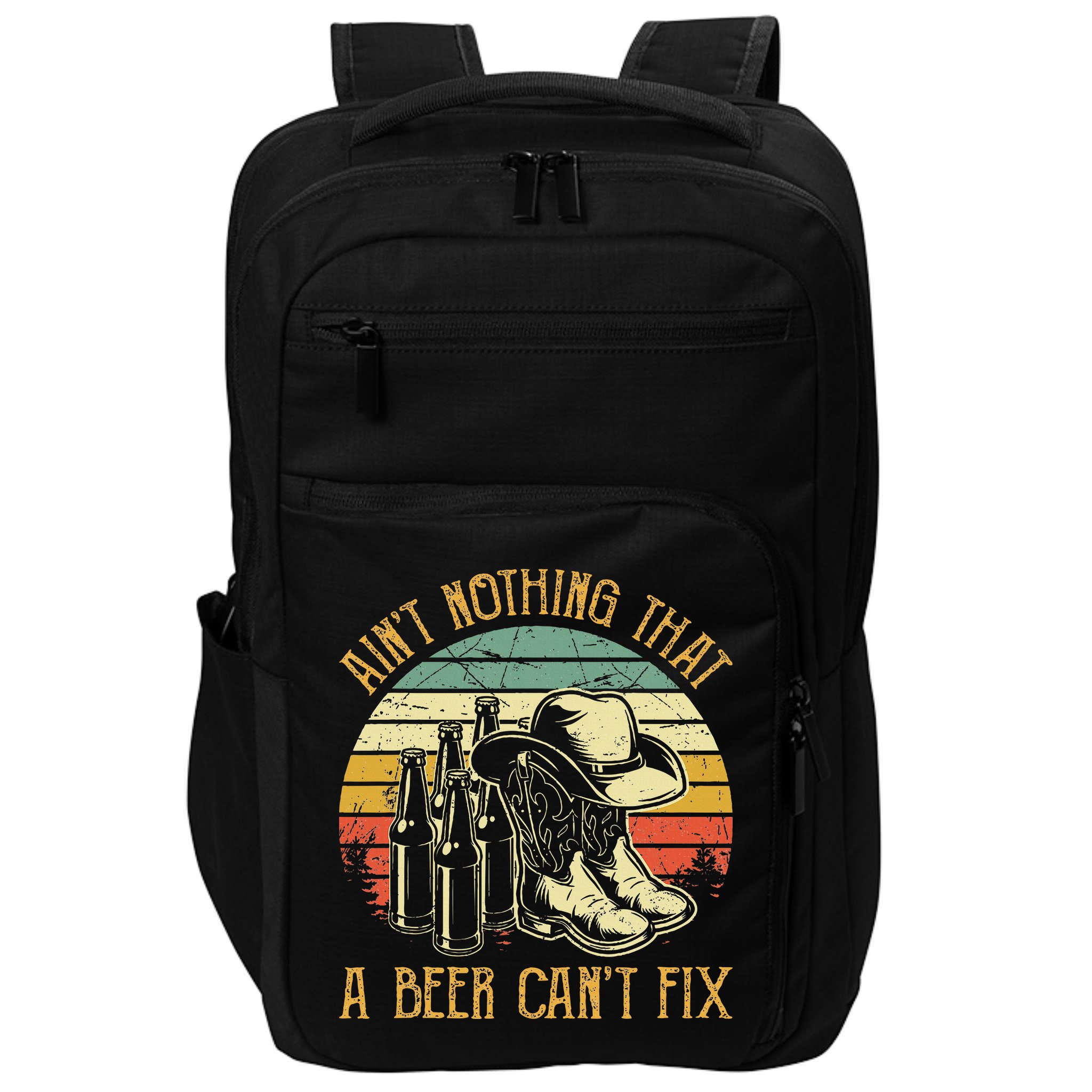 Aint Nothing That A Beer Cant Fix Country Music Impact Tech Backpack