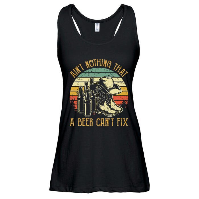 Aint Nothing That A Beer Cant Fix Country Music Ladies Essential Flowy Tank