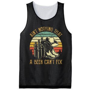 Aint Nothing That A Beer Cant Fix Country Music Mesh Reversible Basketball Jersey Tank