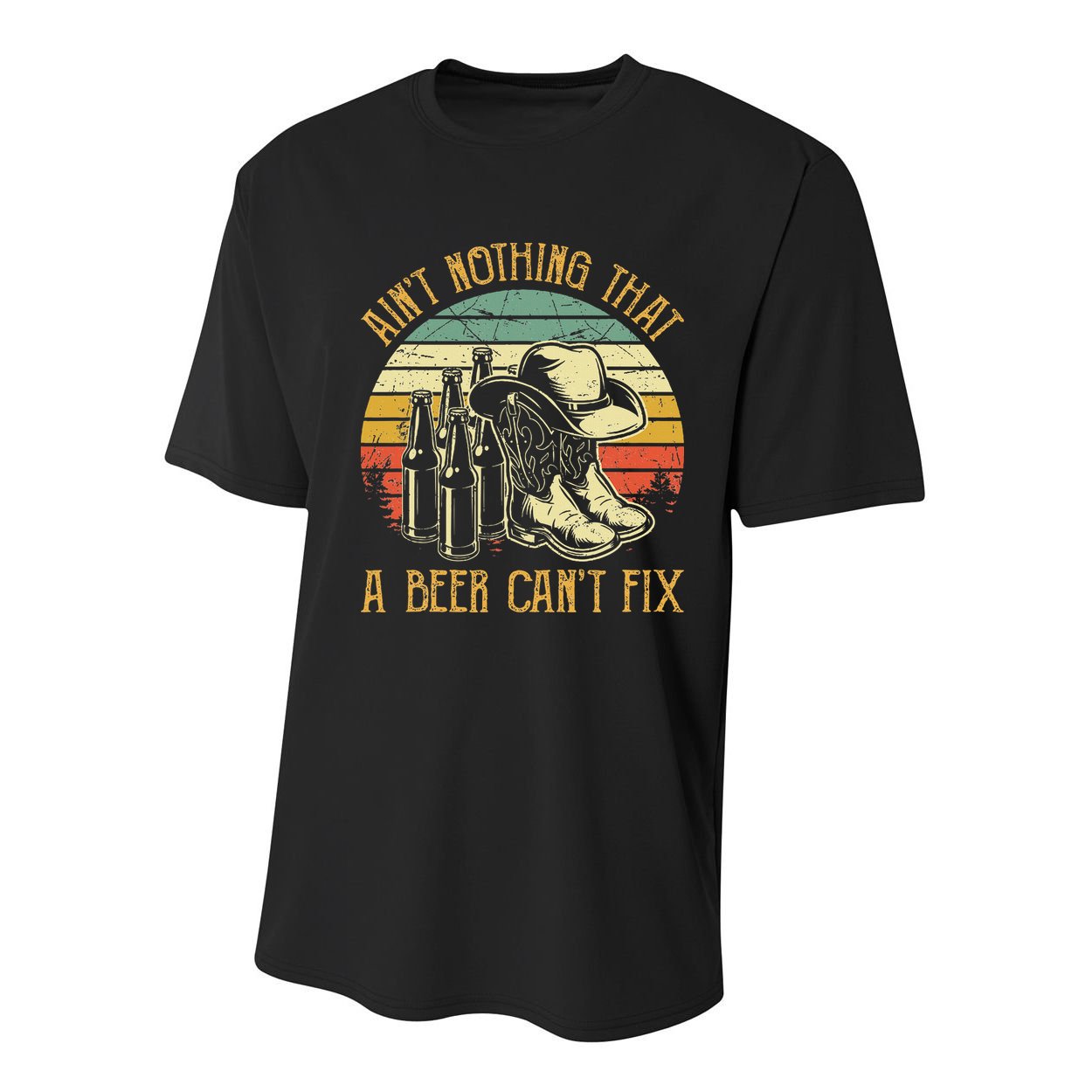 Aint Nothing That A Beer Cant Fix Country Music Youth Performance Sprint T-Shirt