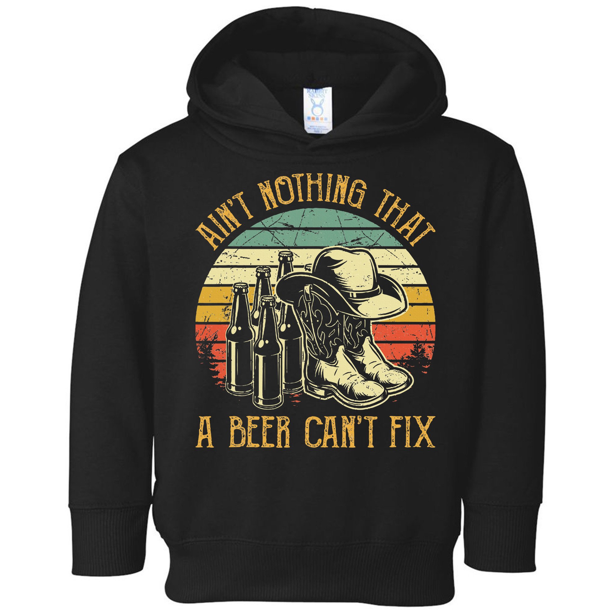 Aint Nothing That A Beer Cant Fix Country Music Toddler Hoodie