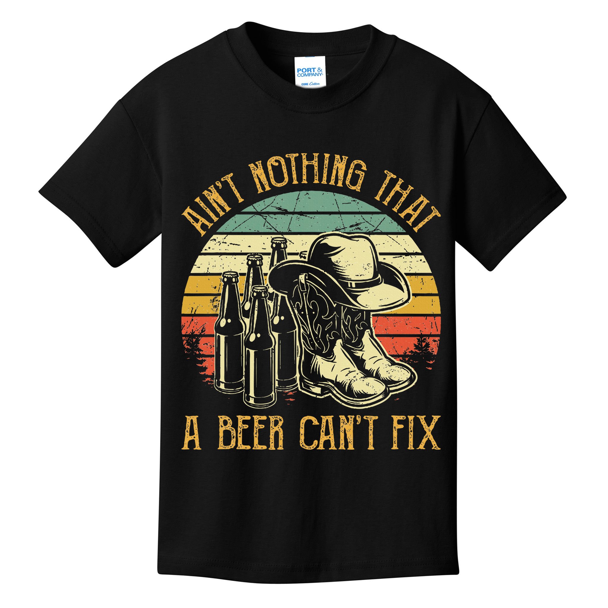 Aint Nothing That A Beer Cant Fix Country Music Kids T-Shirt