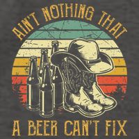Aint Nothing That A Beer Cant Fix Country Music Vector Backpack