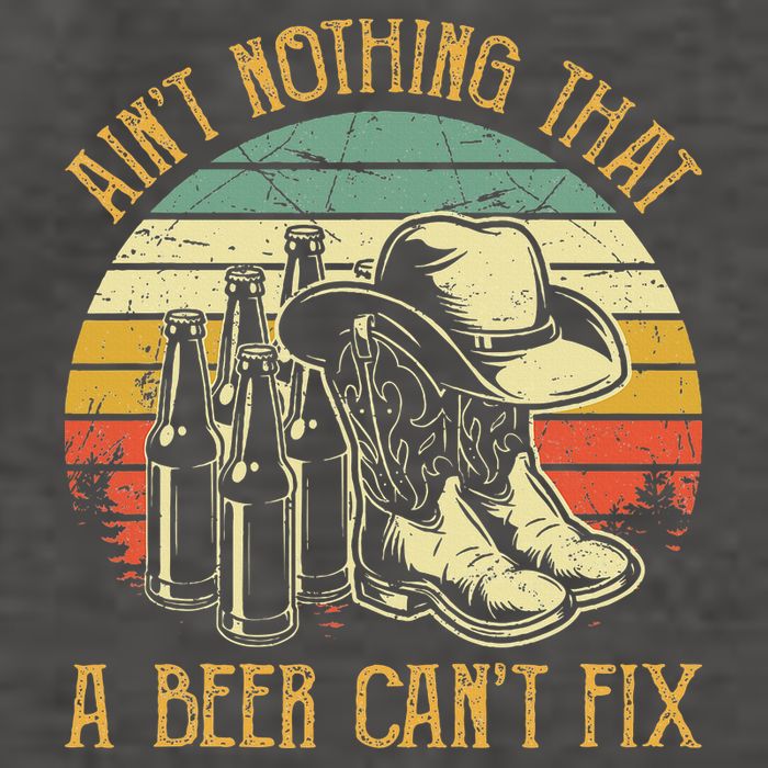 Aint Nothing That A Beer Cant Fix Country Music Vector Backpack