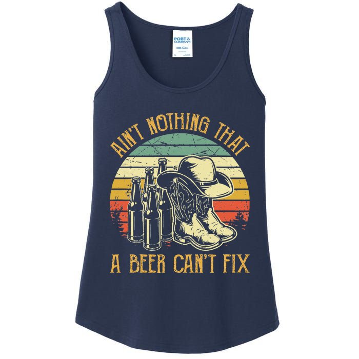 Aint Nothing That A Beer Cant Fix Country Music Ladies Essential Tank