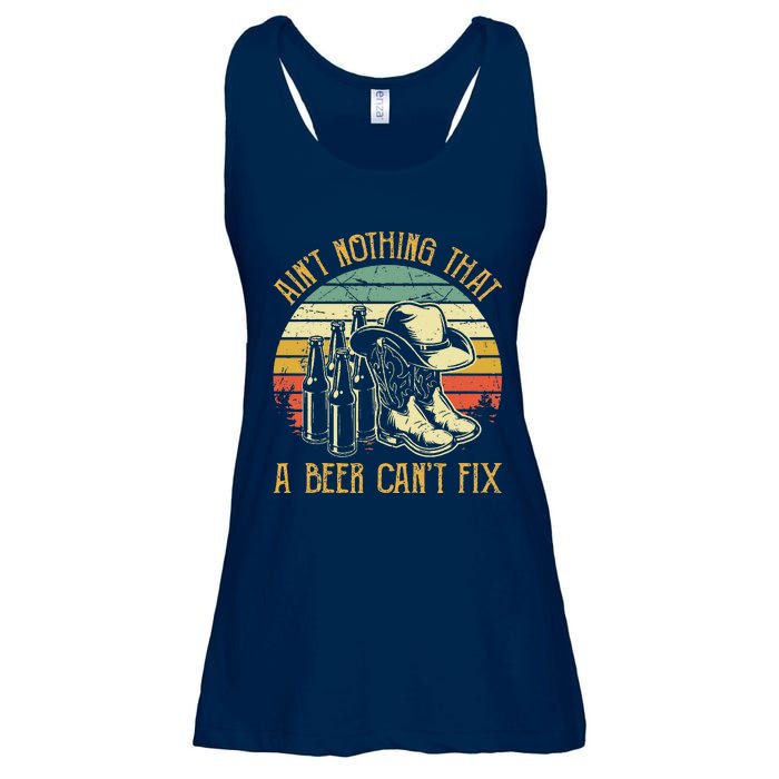 Aint Nothing That A Beer Cant Fix Country Music Ladies Essential Flowy Tank