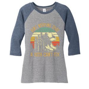 Aint Nothing That A Beer Cant Fix Country Music Women's Tri-Blend 3/4-Sleeve Raglan Shirt