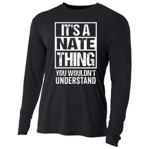 A Nate Thing You Wouldnt Understand First Name Nickname Cooling Performance Long Sleeve Crew