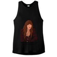 Actually No That’S Not The Truth Ellen Ladies PosiCharge Tri-Blend Wicking Tank