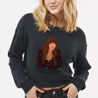 Actually No That’S Not The Truth Ellen Cropped Pullover Crew